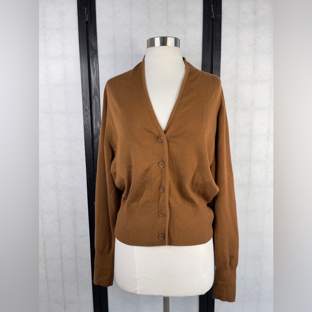 COS Brown Women's Cardigan Sweater